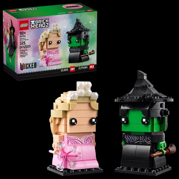 LEGO 40794 Brickheadz Wicked Elphaba & Glinda Figures NIB New in Hand - Picture 9 of 13